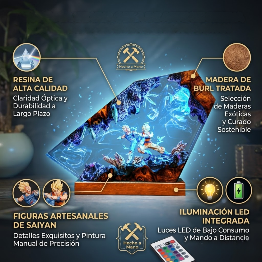 KameHakai™ Lámpara de Resina