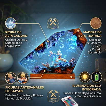 KameHakai™ Lámpara de Resina